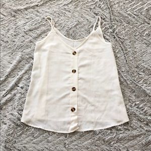 🍍4/$20🍍white tank w buttons